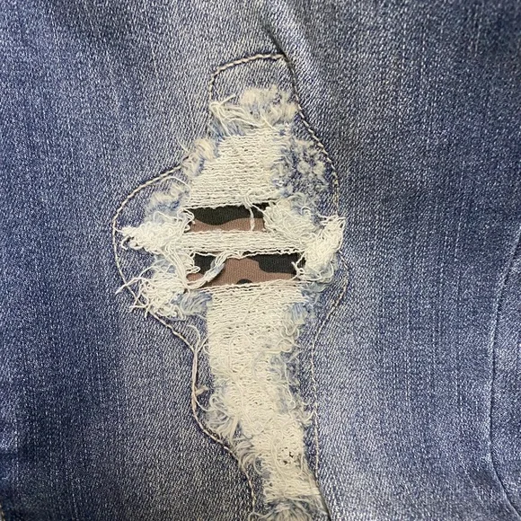 Judy Blue Skinny Jeans Distressed Blue - Picture 7 of 7